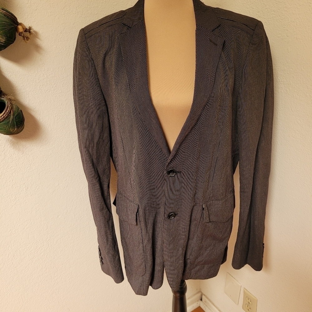 Ben Sherman Pinstriped Blazer Large